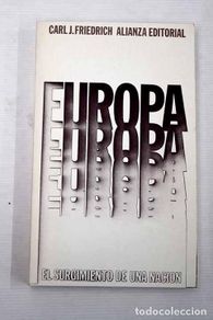 books: Europa: el surgimiento de una nación.- Friedrich, Carl J.